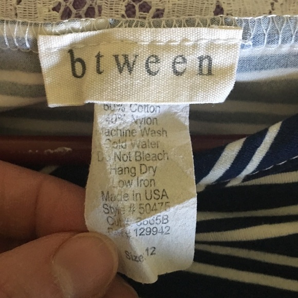 Lot of 2 btween girls dress size 12, lace detail - Picture 3 of 8